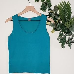 ●Ann Taylor Blue Tank Top Size M
